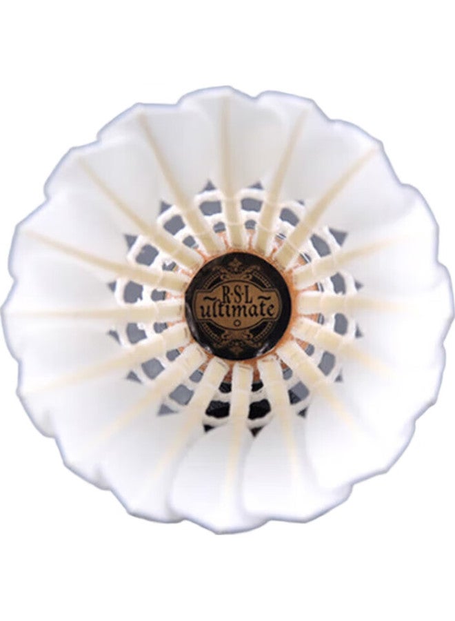 RSL Professional Tournament Grade Badminton Shuttlecocks Ultimate 12-Pack 76 Speed - Image 2