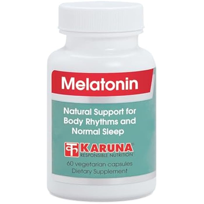 Karuna Melatonin 3mg, 60 Vegetarian Capsules - Image 1