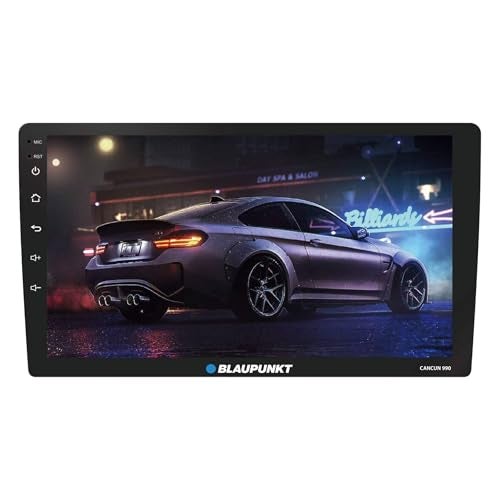 BLAUPUNKT CANCUN990 9-inch QLED 2.5D Touch Screen Panel Car Multimedia Receiver A53 Quad Core 2.0GHz Processor Supports Apple CarPlay Android Built-in WiFi Bluetooth GPS Navigation Capabilities - Image 2