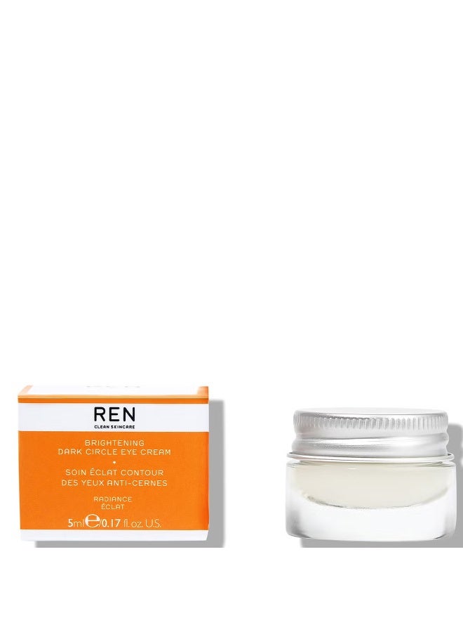 REN Clean Skincare Radiance Brightening Dark Circle Eye Cream 5ml - Image 1