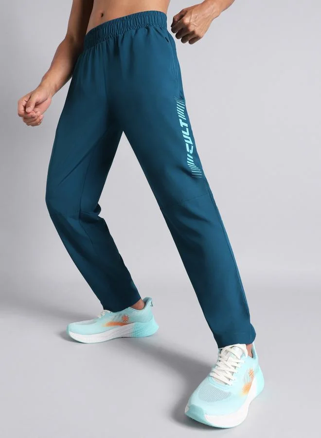 Cult Men Teal Train All Format Training Track Pants
