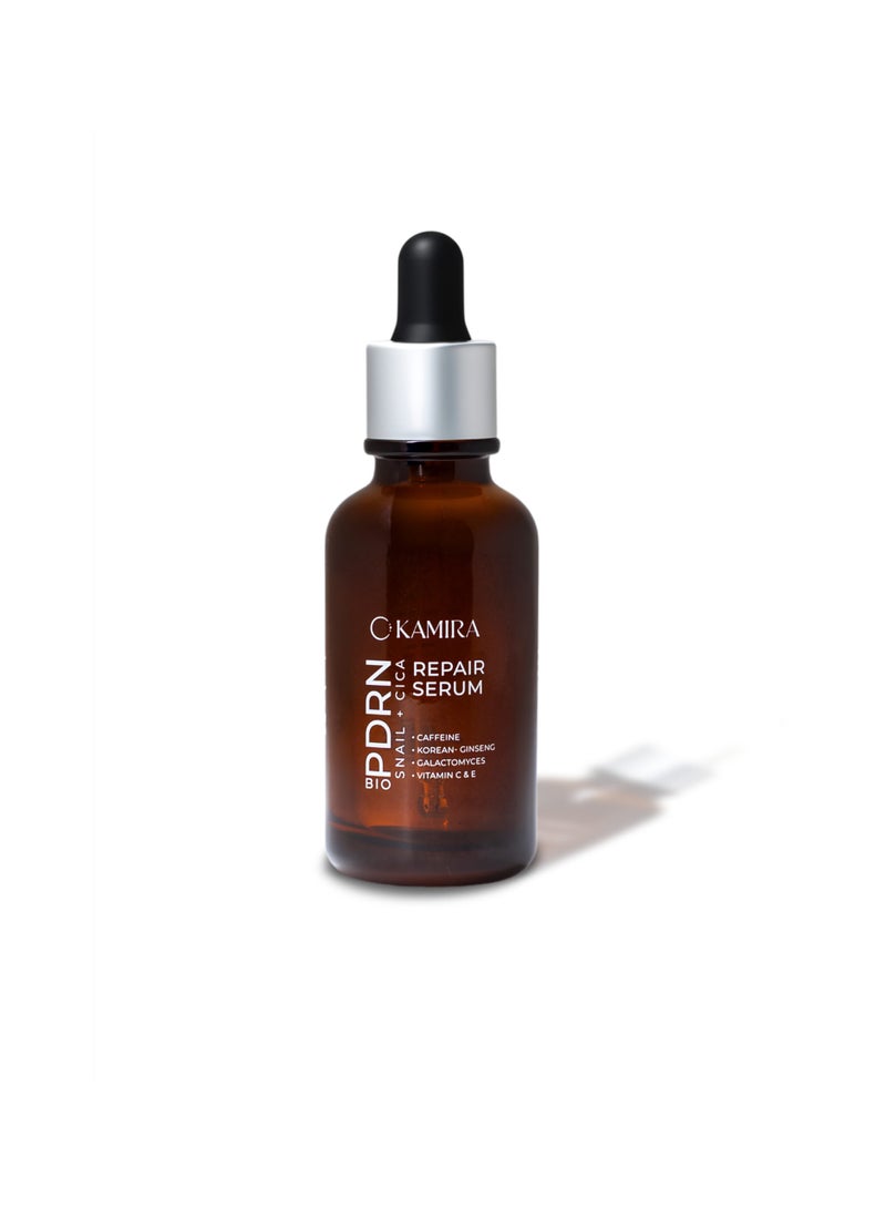 PDRN Repair Serum – Korean Ginseng, Vitamins C+E & Caffeine for Skin Renewal