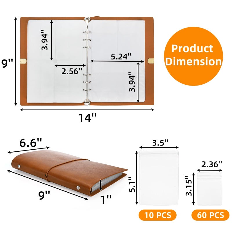 Acshio 134 Pockets Jewelry Storage Book, PU Leather Travel Jewelry Organizer with Pockets, Portable Earring Organizer Case Ring Holder for Bracelet, Necklace - Image 2