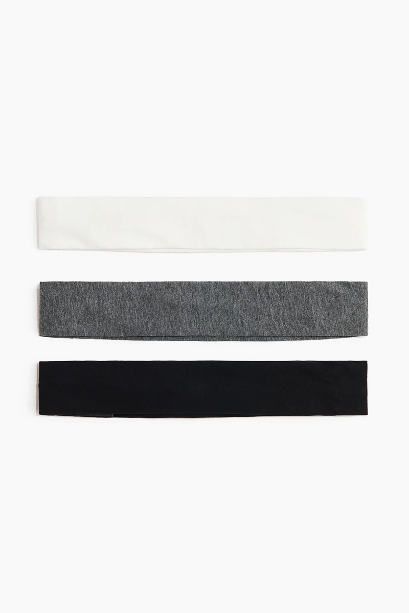 H&M 3-pack cotton jersey hairbands