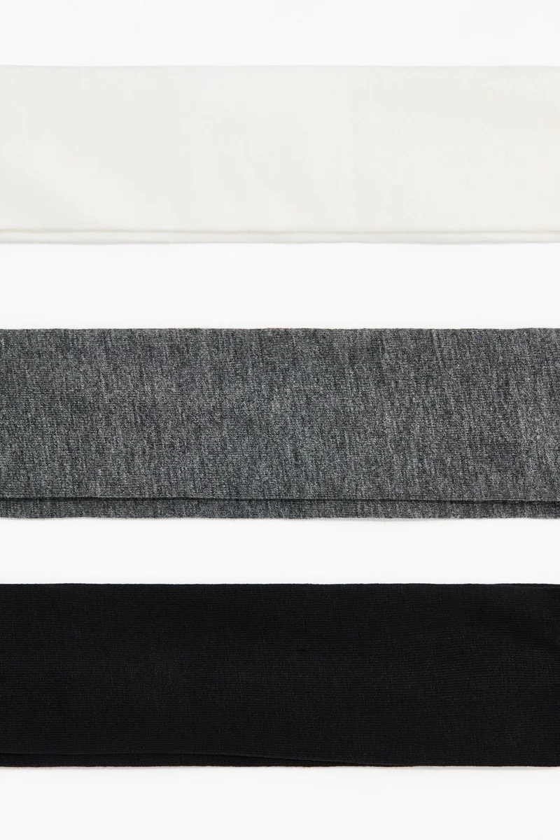H&M 3-pack cotton jersey hairbands