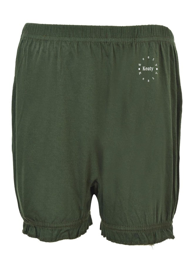 KEATY Kids Unisex Cotton Plain Bloomers Baby Bloomers |Cotton Bloomer| Girls Innerwear Drawer Underwear| Girl's Cotton Bloomer Combo (in, Age, 0 Months, 6 Months, Regular, 10, Multicolor) - Image 3