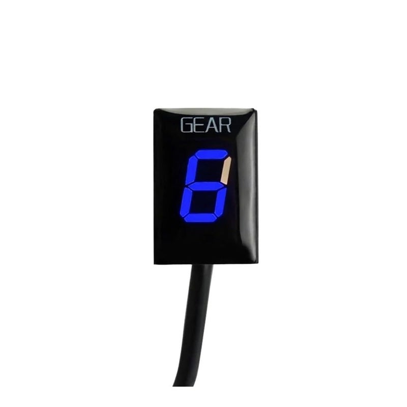 Digital Shift Gauge Motorcycle Accessories Digital Gear Indicator Display Meter for TNT135 for TNT 135 for TNT125 for 125 for BJ125-3E for BJ 125-3E(Blue) - Image 1
