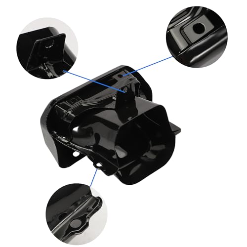 Anlseiod 1 Pair Exhaust Tips Bezels compatible for Silverado Sierra 2019 2020 2021 2022 2023 Exhaust Tips Black RH/LH Exhaust Tips Bezels Replace 2253506 84434641 84434642 - Image 2