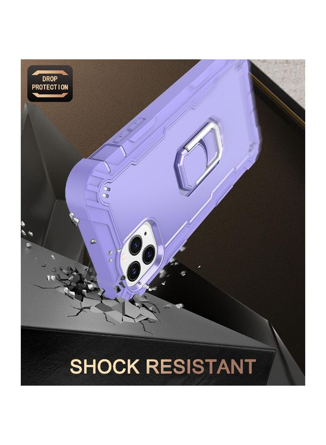 Zaboon Case For iPhone 11 Pro Max PC + Rubber 3-layers Shockproof Protective Case with Rotating Holder - Image 5