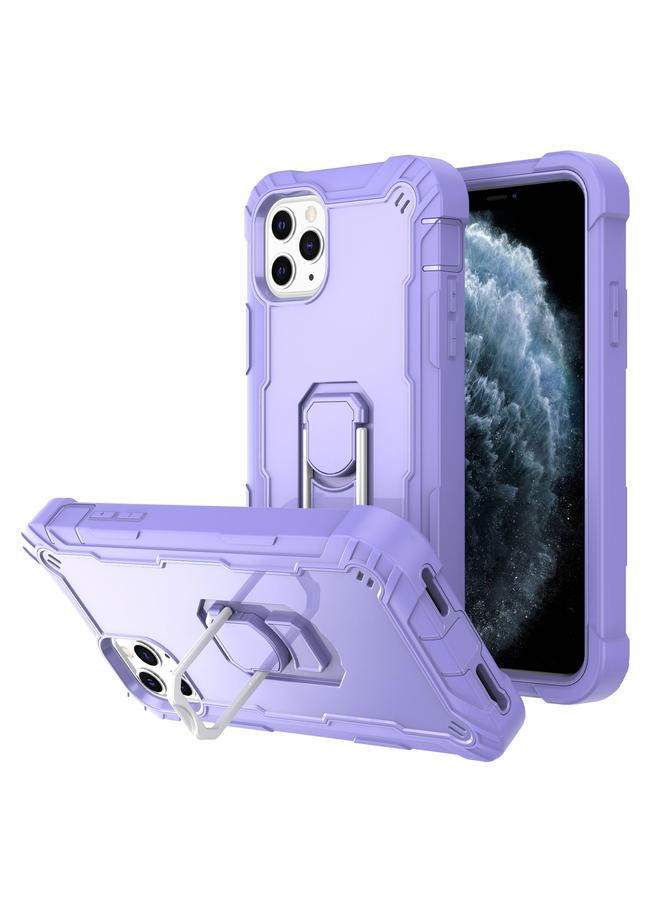 Zaboon Case For iPhone 11 Pro Max PC + Rubber 3-layers Shockproof Protective Case with Rotating Holder - Image 1