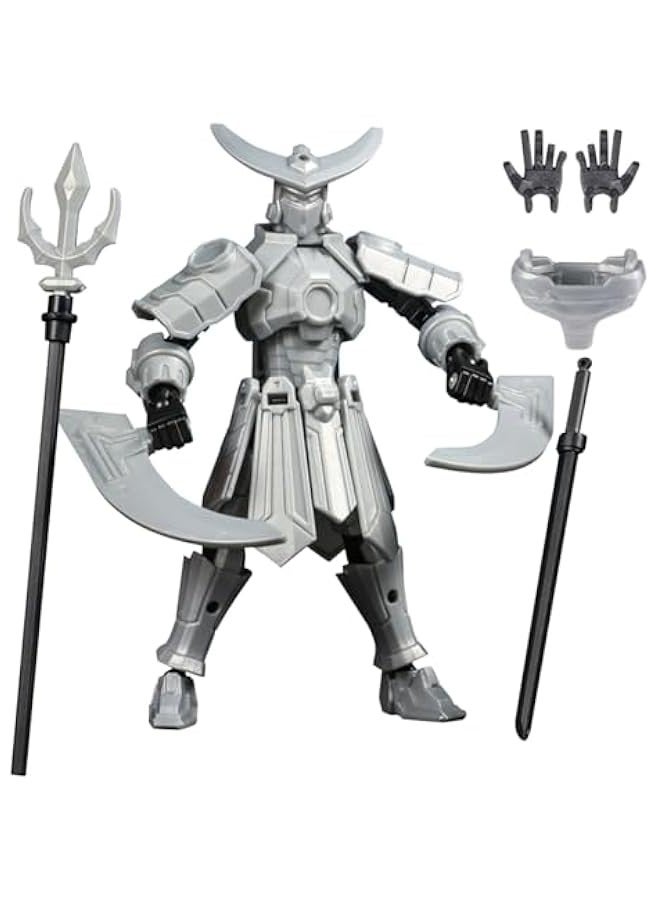T13 Action Figure, 3D Printed Human Body Model, Robot Action Figure,Multi-Joint Movable Robot, PVC Model Full Body Mobile Robot Desktop Decoration - Image 1