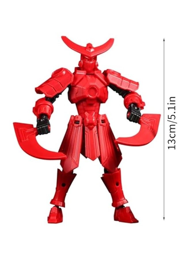 T13 Action Figure, 3D Printed Human Body Model, Robot Action Figure,Multi-Joint Movable Robot, PVC Model Full Body Mobile Robot Desktop Decoration - Image 3