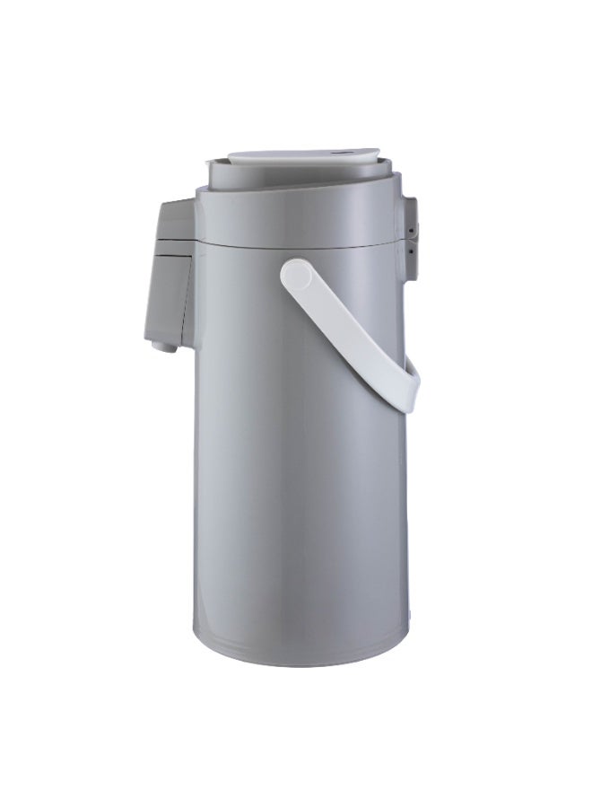 Squalo 3L Compressor Thermos for Hot and Cold Drinks – Double Insulation and Practical Carrying Handle – Grey and White ☕✨ - Image 3