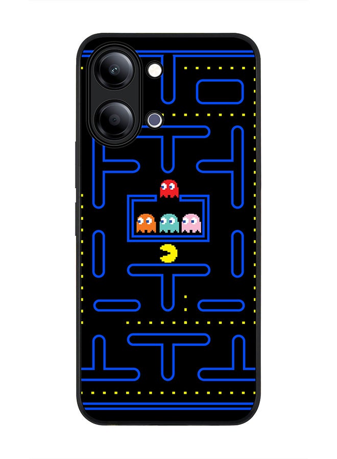 Stylizedd For vivo Y05 4G / Y6t 5G Case,Slim fit Camera Protection, Shockproof Thin Phone cover  - Pacman - Image 1