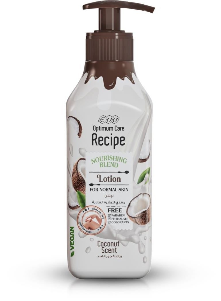 Eva Nourishing Blend Lotion For Normal Skin Coconut Scent 370 Ml