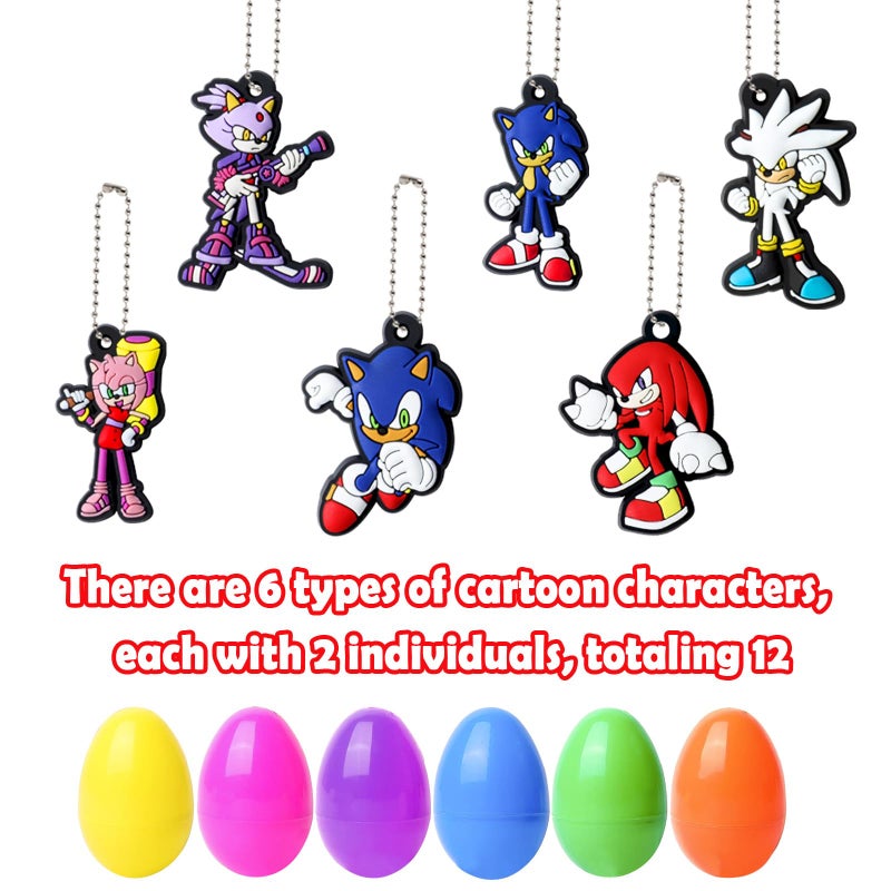 Blithely 12 Pack Easter Basket Stuffers, Easter Basket Stuffers for Kids, Easter Fillers Gifts with Keychain for Boys Girls Party Favors and Classroom Prizes - Image 3
