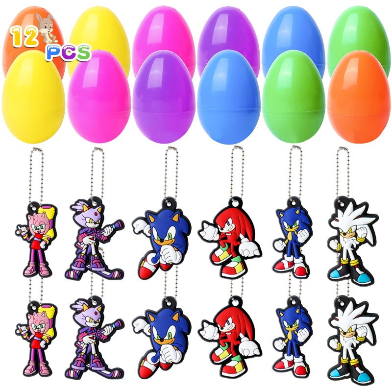 Blithely 12 Pack Easter Basket Stuffers, Easter Basket Stuffers for Kids, Easter Fillers Gifts with Keychain for Boys Girls Party Favors and Classroom Prizes - Image 1