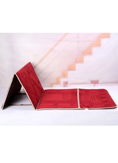 Generic Premium Soft Sajadah with Back Support - Padded Prayer Rug for Ultimate Comfort - Portable Travel Mat with Carrying Pocket - Plush & Foam Praying Carpet - Thick and Luxurious Muslim Prayer Mat  - Image 1