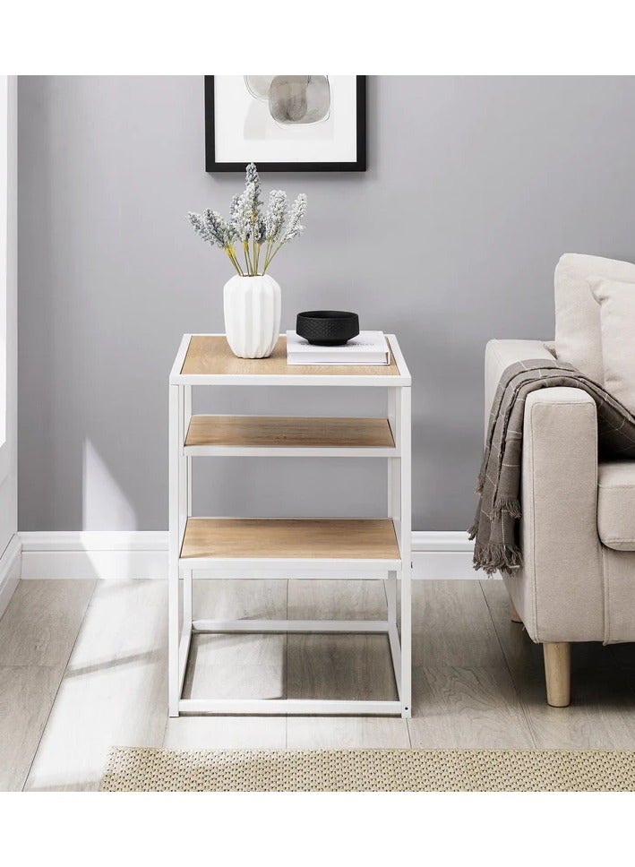 الماسة للأثاث المعدني  طاولة قهوة مودرن بتصميم معدني وخشب من Masa Furniture - عملية وأنيقة للمنازل العصرية  - Image 2