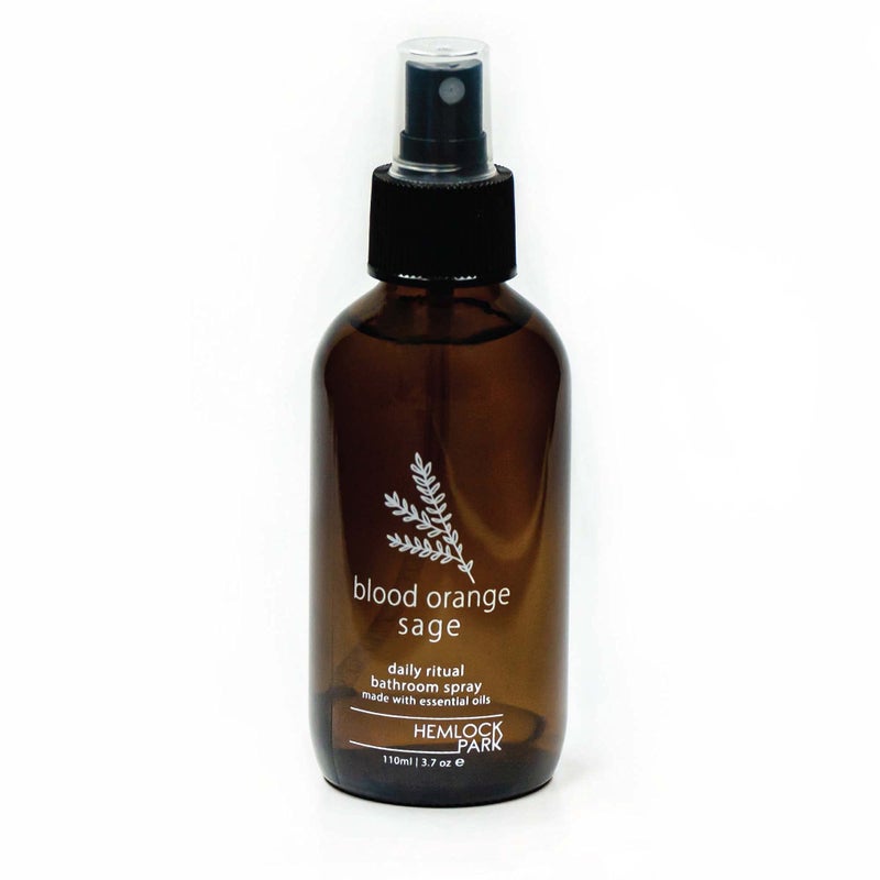 Hemlock Park Blood Orange Sage Room Spray | Naturally Scent Your Space | Sustainably Made in USA with Essential Oils and Botanicals | 4 oz Glass Spray - Image 1