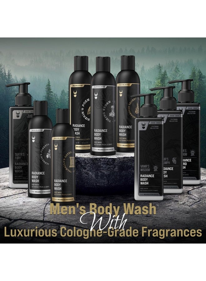 The Beard Struggle Men'S Body Wash Valhalla'S Gates Gold Collection Skin Cleaning Agent Natural Body Wash Shower Gel Liquid Soap 240 Ml / 8 Us. Fl. Oz. - Image 2