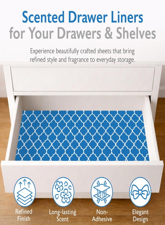 MERRITON Scented Drawer Liners for Dresser – 6 Large Non Adhesive Dresser Drawer Liner Sheets, 19.5 x 14 in, Drawer Liners for Kitchen Cabinets & Closet Shelves, Cabinet Liner & Shelf Paper (Fresh Linen) - Image 3