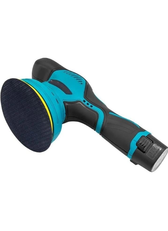 Generic - Electric Car Polisher Machine 1250V with Adjustable Sandpaper, Wool Pad, Sponge Pad, Cloth Bonnet Pad and 8 Gears Speed Polish Waxing Tools for Car, Furniture, Shoes Accessories - Image 1