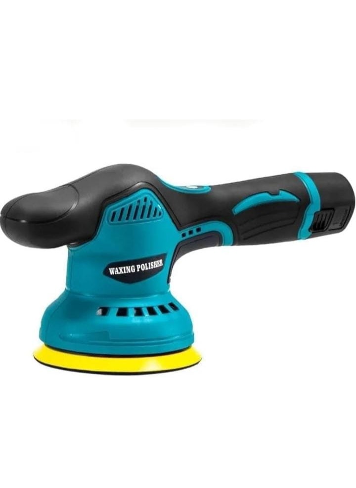 Generic - Electric Car Polisher Machine 1250V with Adjustable Sandpaper, Wool Pad, Sponge Pad, Cloth Bonnet Pad and 8 Gears Speed Polish Waxing Tools for Car, Furniture, Shoes Accessories - Image 1