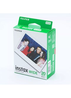 FUJIFILM FujiFilm Instant Film Photo Paper For Instax WIDE - 20 Sheets  - Image 1