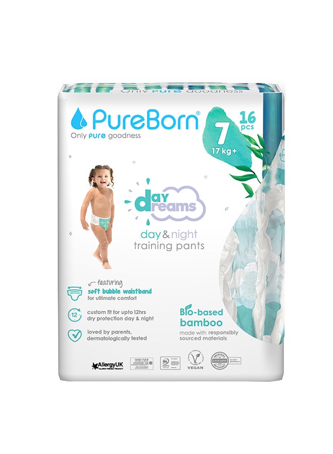 PureBorn Pull Ups Single Pack Size 7 -16 Count - Image 2