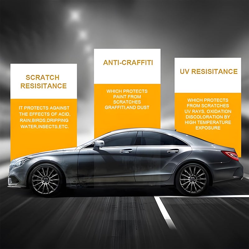 Odor resistant Advanced Graphene Ceramic Coating for Cars(70ML),12H Graphene Coating for Auto Car Detailing,10+ Years of Long Lasting Car Protection,Gloss Hydrophobicty Anti Scratch Simple practical structure - Image 3