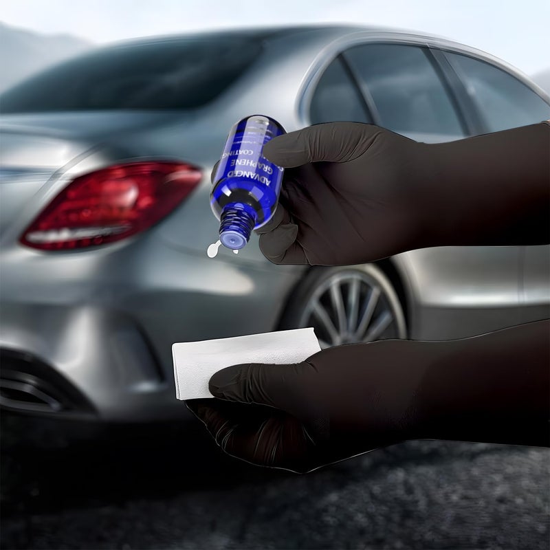 Odor resistant Advanced Graphene Ceramic Coating for Cars(70ML),12H Graphene Coating for Auto Car Detailing,10+ Years of Long Lasting Car Protection,Gloss Hydrophobicty Anti Scratch Simple practical structure - Image 5
