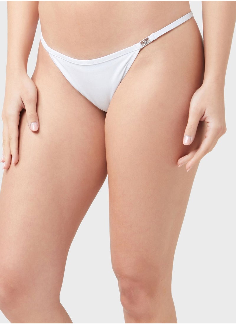 CALVIN KLEIN High Leg Bikini Bottom  - Image 2
