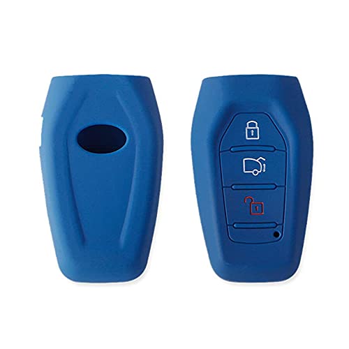 CARMATE Silicone Car Key Cover KC-48 Fit for (Mahindra Xuv 500)-Blue - Image 4