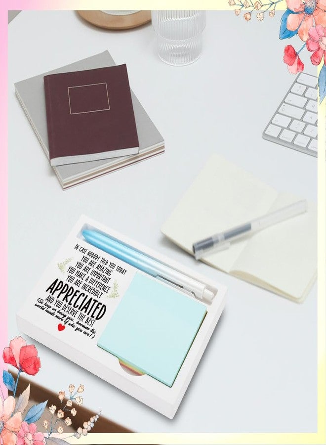 FOUGSTA Appreciation Gift for Coworker or Friend, Encouraging Desk Decor with Positive Message, Motivational Quote Office Display, Wooden Sticky Note Holder, 16.5 x 12 x 1.5 cm,XXW19 - Image 2