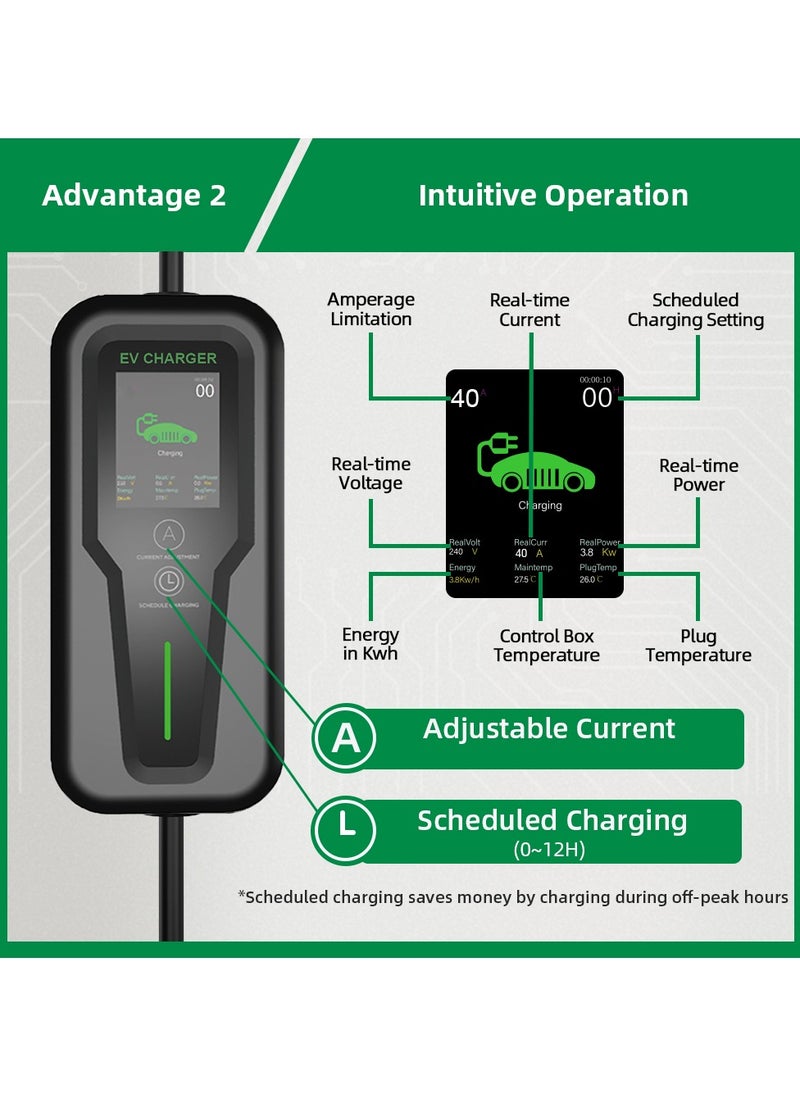 Generic INPLUGIN ia02 Portable PHEV/EV Charger (7kW / 32A / 220V / 5 & 10 Meters / Type-2 / Level 2) Home Car AC Charging Station  - Image 4