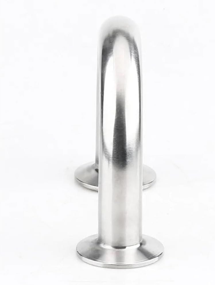 Stainless Steel Elbow,Pipe Fitting, 1pcs Tri Clamp 19/25/32/38/45/51MM ×Ferrule 50.5 64 304 Stainless Steel Sanitary 180 Degree U Elbow Bend Fitting Home Brew(51mm x Ferrule 64) - Image 5