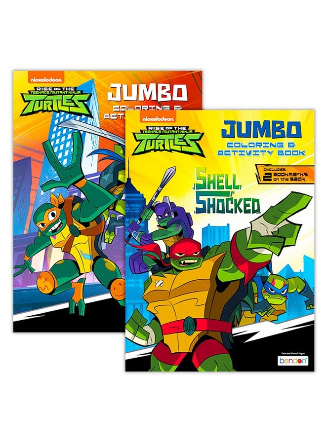 Teenage Mutant Ninja Turtles مجموعة كتب تلوين سلاحف النينجا المراهقين (2 كتاب TMNT)