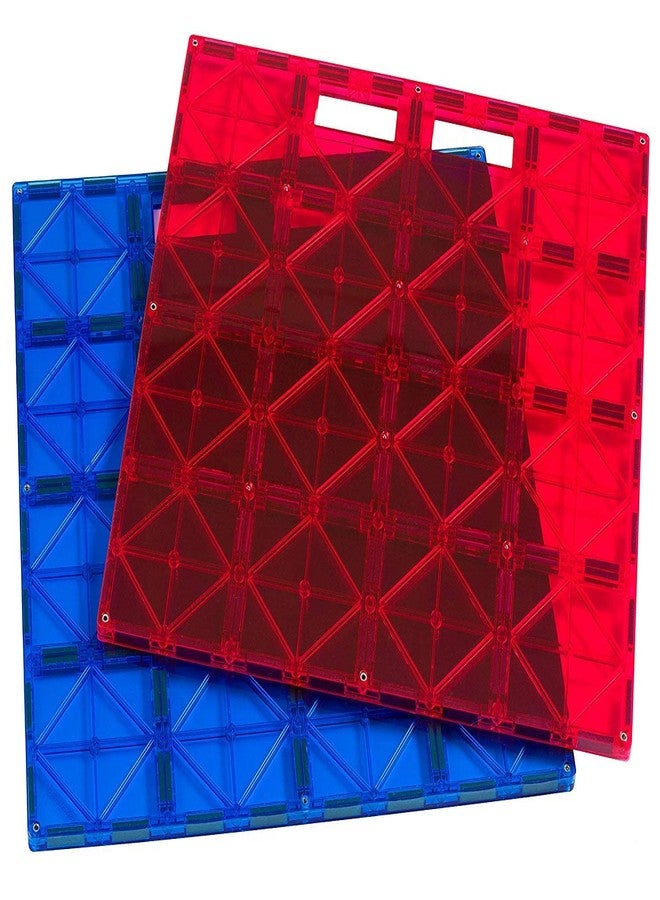 Playmags Super Durable Building Stabilizer Tile with Carrying Handle for Easy Play, 12 x 12. Great add on to All Magnet Tiles Sets, Works with All Leading Brands (1 Pack - Colors May Vary) - Image 3