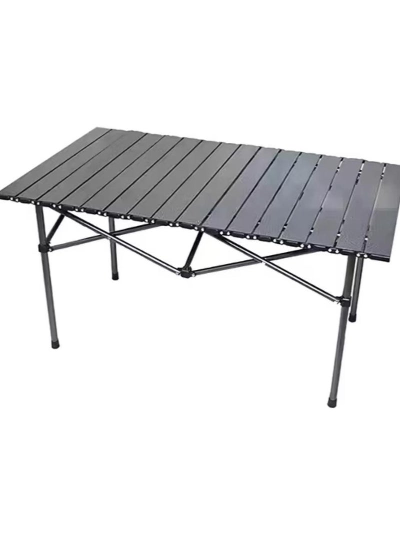 Generic Outdoor Camping Folding Table，Lightweight Folding Table with Aluminum Table Top and Carry Bag, Easy to Carry, 95×57×50cm  - Image 4