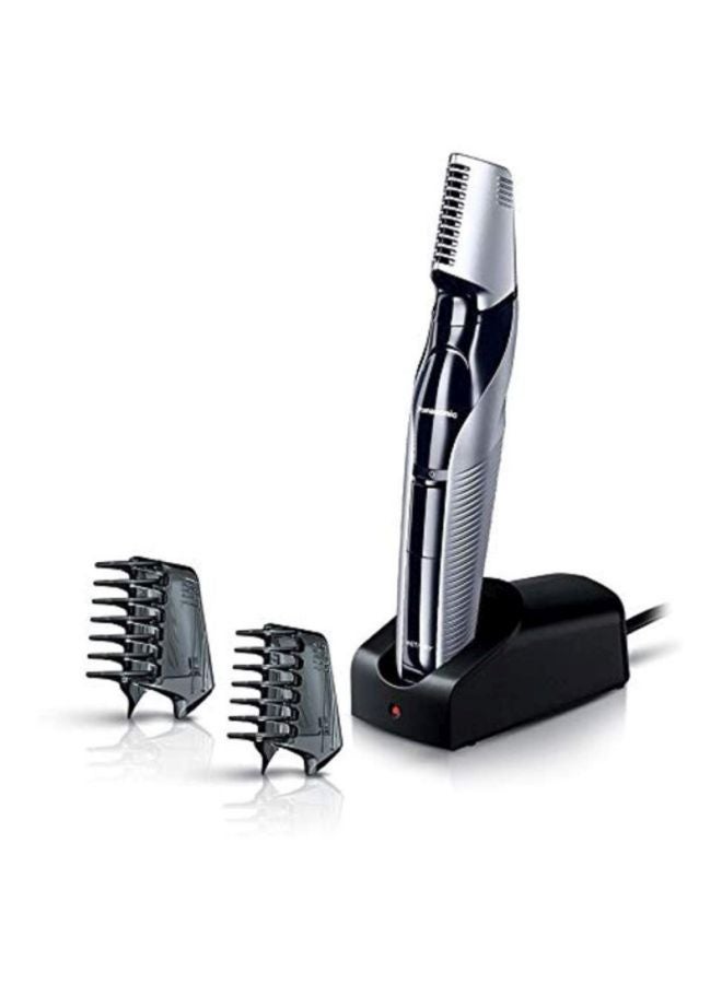 Panasonic Body Trimmer With 3 Attachments Electric Razor For Men For Gentle Skin, For Wet And Dry Shaving, Hair Trimmer For Head And Body Er-Gk60 Silver - Image 3