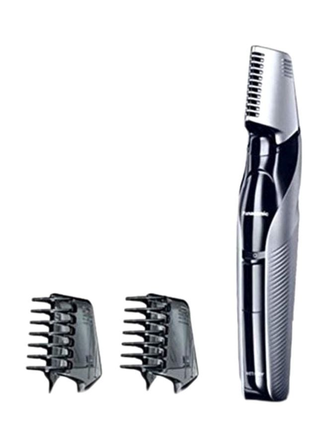 Panasonic Body Trimmer With 3 Attachments Electric Razor For Men For Gentle Skin, For Wet And Dry Shaving, Hair Trimmer For Head And Body Er-Gk60 Silver - Image 1