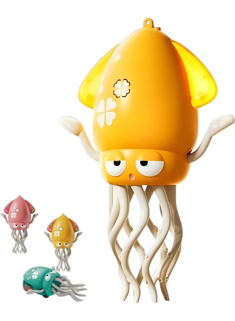 لعبة اخطبوط راقص كهربائية سحرية، اخطبوط تلقائي جديد 2025 مع اضاءة LED وموسيقى لهدايا الاطفال، متعة تفاعلية للعب في الاماكن المغلقة والتنمية الحسية (اصفر) - Image 1