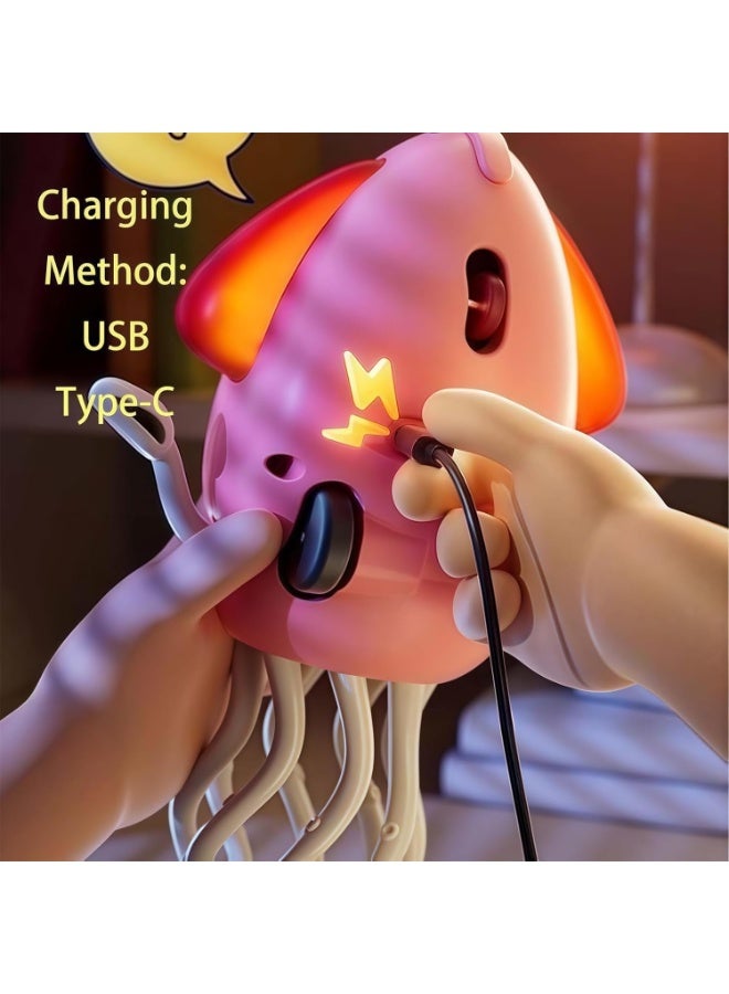 لعبة اخطبوط راقص كهربائية سحرية، اخطبوط تلقائي جديد 2025 مع اضاءة LED وموسيقى لهدايا الاطفال، متعة تفاعلية للعب في الاماكن المغلقة والتنمية الحسية (اصفر) - Image 5