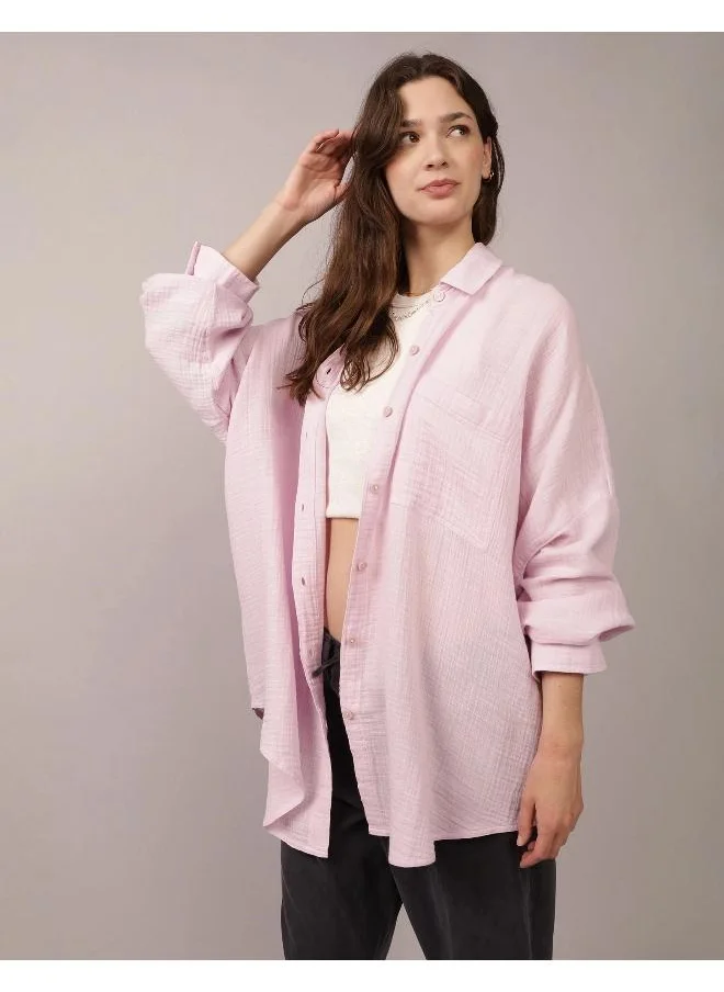 American Eagle AE Go Big Oversized Shirt