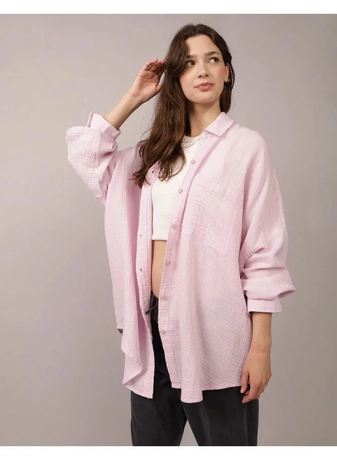 American Eagle AE Go Big Oversized Shirt