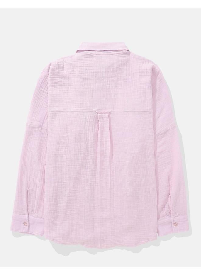 American Eagle AE Go Big Oversized Shirt - Image 2