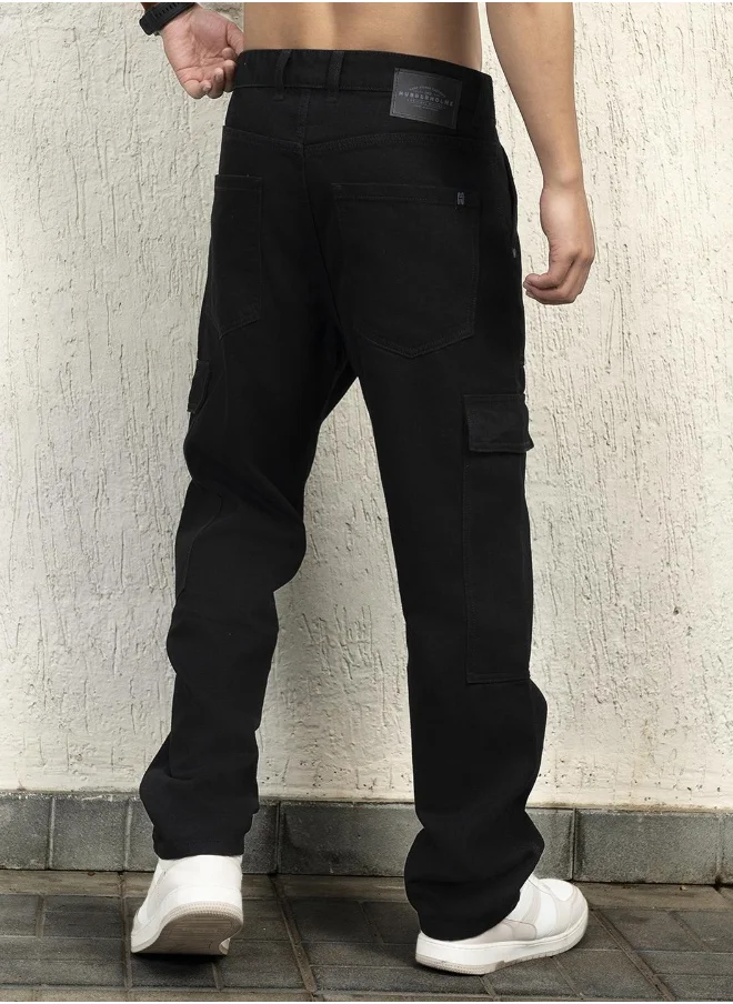 Hubberholme Black Jeans For Men