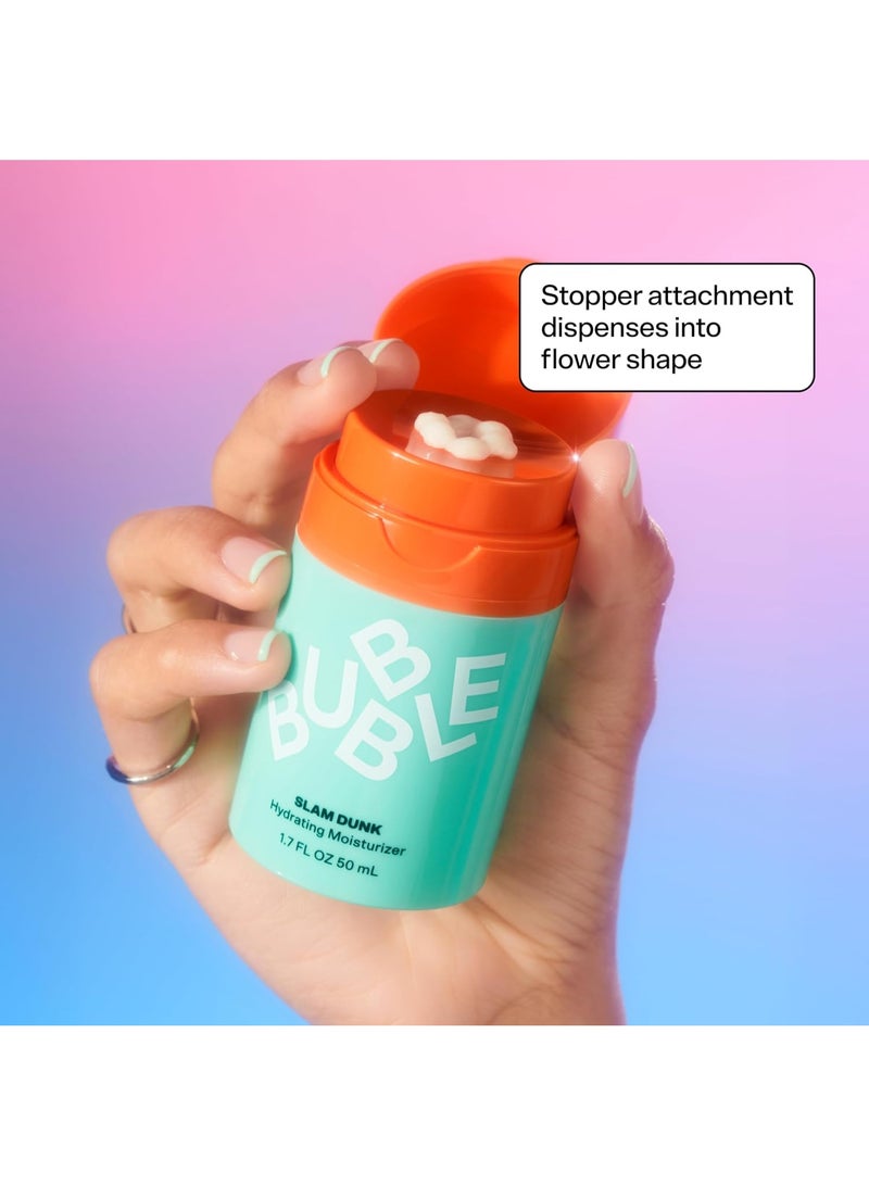 Bubble Skin Care Slam Dunk Facial Moisturizer with Natural Aloe Vera Juice and Avocado Oil for Hydration and Protection Blue Light Daily Face Moisturizer for Sensitive Skin 50ml - Image 2