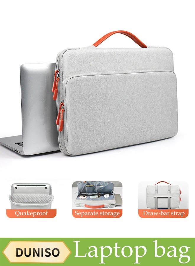 DUNISO 15.6 Inch Laptop Bag, Waterproof Luggage Handle Briefcase, With Thick Shock Absorbing Airbags, Suitable For Apple Macbook, Travel And Office - Image 1